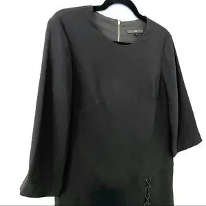 chinese dress ladies Lady Black Tie - Tiffany Black Lace Midi Dress main image 0